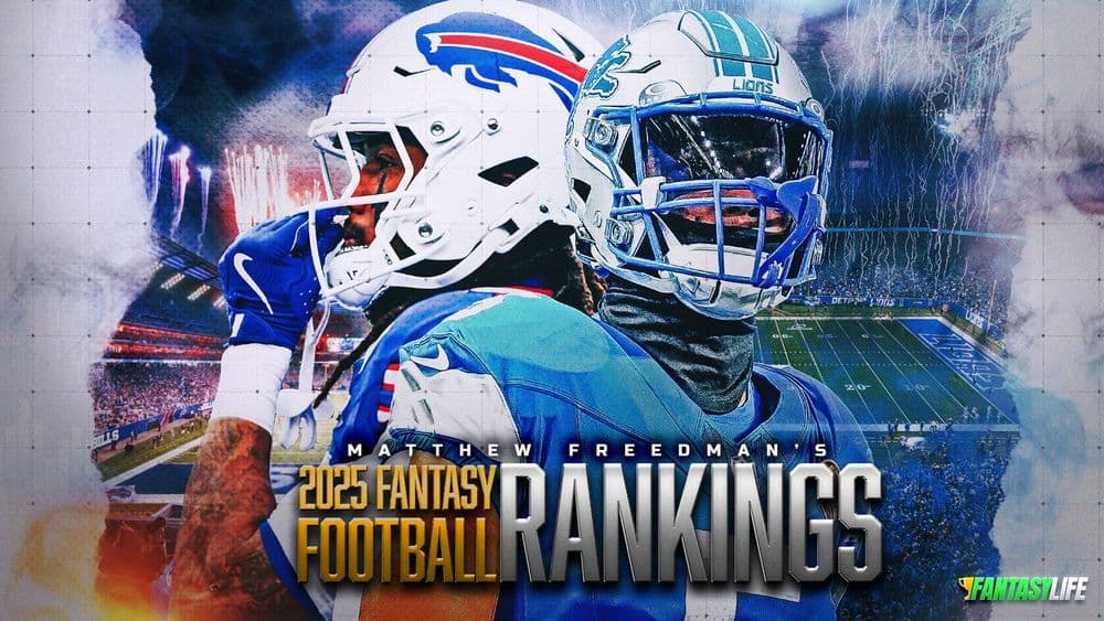 Positional Fantasy Football Rankings for 2025: James Cook, Travis Kelce, and More