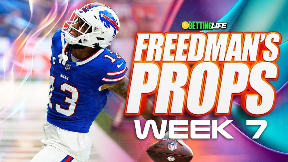 Freedman's Props. Best Player Prop Bets for Week 7.