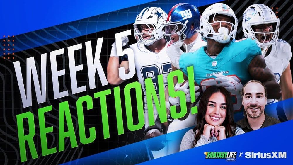 2025 Fantasy Football Week 5 Reactions: Tight End Day Comes Early!