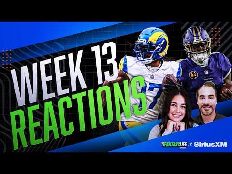 Week 13 Fantasy Breakouts & Busts + MNF Props & Early Week 14 odds!