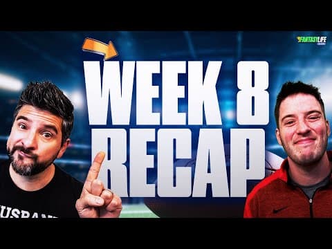 Fantasy Breakdown of EVERY NFL Week 8 Game (INSTANT ANALYSIS!)