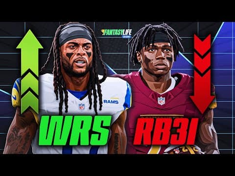 Week 10 Fantasy Football Rankings Risers & Fallers + Start/Sit!