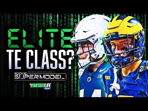 Predicting Rookie TE Fantasy Success (Using Data!) | 2025 NFL Draft