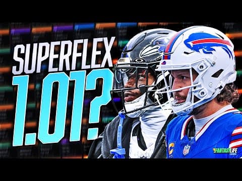 2025 Superflex Fantasy Football Mock Draft: Allen or Lamar 1.01?