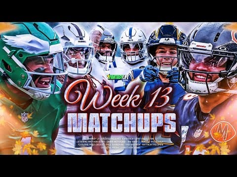 Breaking Down Every Week 13 Matchup for Fantasy Football
