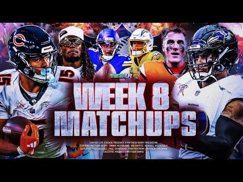 Breaking Down Every Week 8 Matchup for Fantasy Football