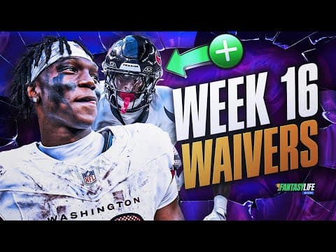 Week 16 Waiver Wire Targets for Fantasy Football