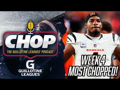 Most Chopped Players in Week 4 Guillotine Leagues™ (and What to Bid on Them!)