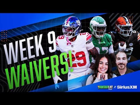 Fantasy Football Week 9: Utilization Report and Waiver Wire Targets!