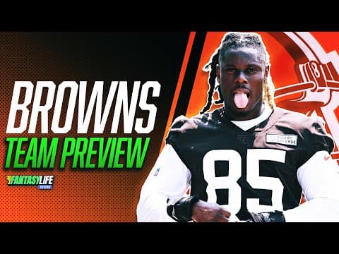 Browns 2025 Fantasy Team Preview (David Njoku: Best Late-Round TE?)