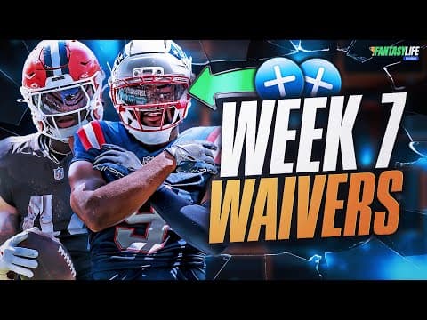 Week 7 Adds for Fantasy Football