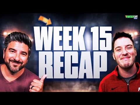 Fantasy Breakdown of EVERY NFL Week 15 Game (INSTANT ANALYSIS!)