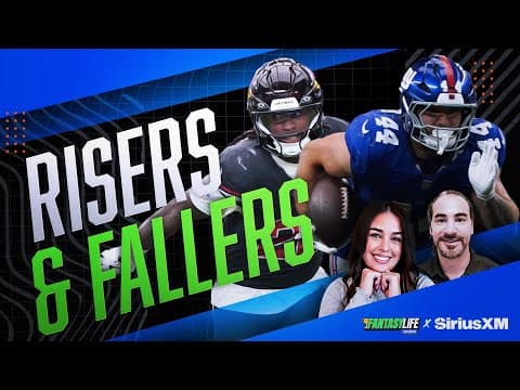 Fantasy Football Week 6 Rankings Risers and Fallers!