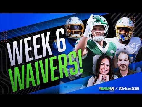 2025 Fantasy Football Week 6 Waiver Wire Targets and Pickups!