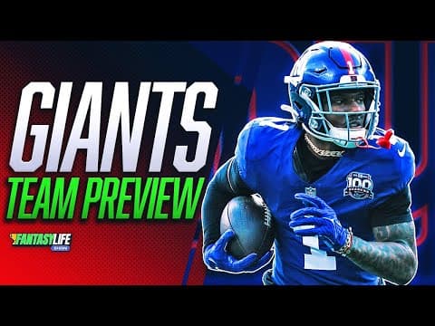 Draft These 3 Giants in Fantasy Football (And 2 Late-Round DARTS? 🎯)