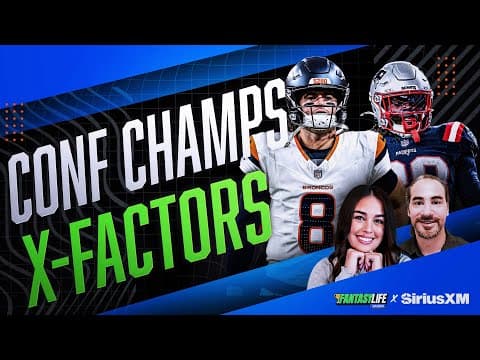 Conference Championship Fantasy Predictions & Guilloteenie Strategy!