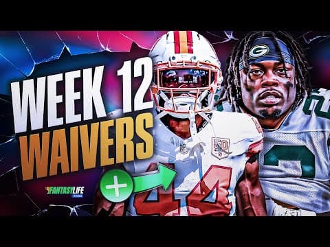 Week 12 Waiver Wire Targets for Fantasy Football