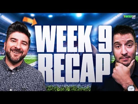 Fantasy Breakdown of EVERY NFL Week 9 Game (INSTANT ANALYSIS!)