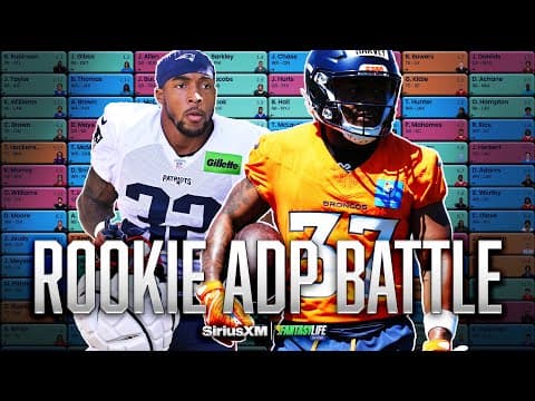 Rookie RB ADP Battle: TreVeyon Henderson vs. RJ Harvey