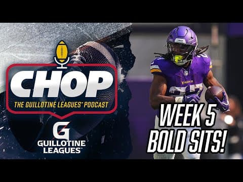 You May Regret Flexing These Players in Week 5 Guillotine Leagues™…