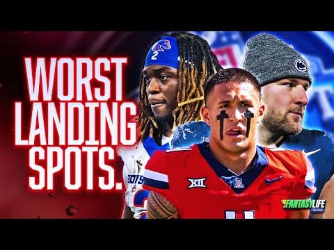 What Are the WORST Fantasy Landing Spots for 2025 Draftees? | UNTITLED