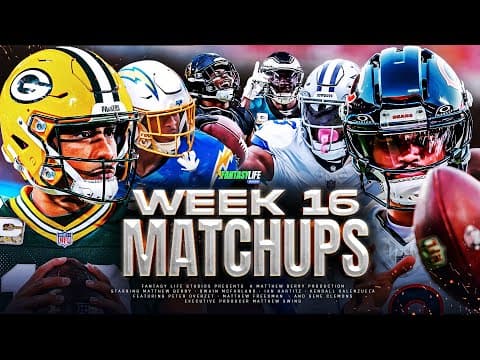 Breaking Down Every Week 16 Matchup for Fantasy Football