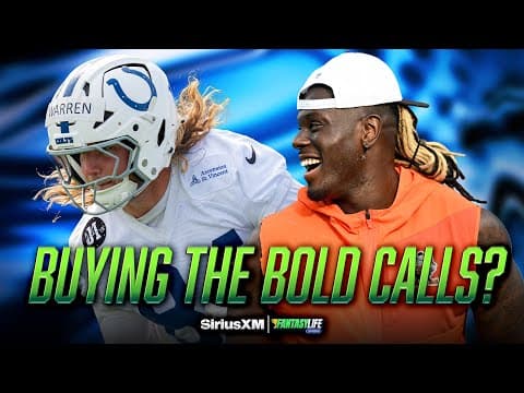 Buying or Selling These Bold Calls for 2025 Fantasy Football