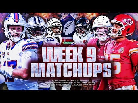 Breaking Down Every Week 9 Matchup for Fantasy Football