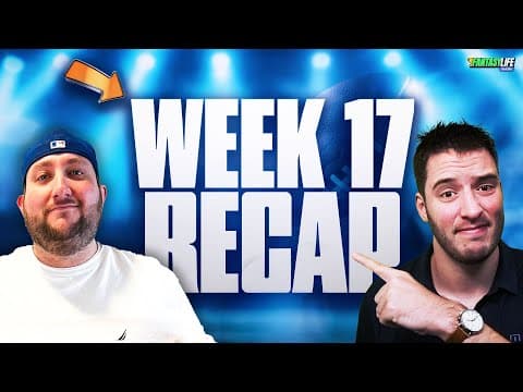 Fantasy Breakdown of EVERY NFL Week 17 Game (INSTANT ANALYSIS!)