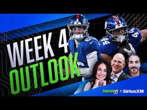 Matthew Berry’s Week 4 Outlook for 2025 Fantasy Football