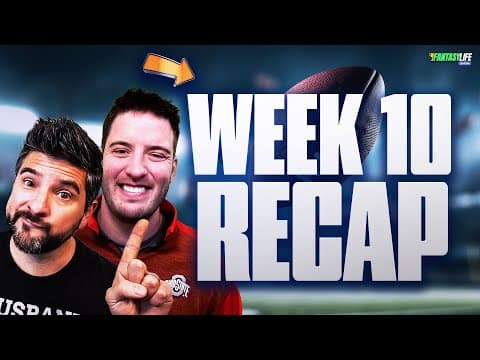 Fantasy Breakdown of EVERY NFL Week 10 Game (INSTANT ANALYSIS!)