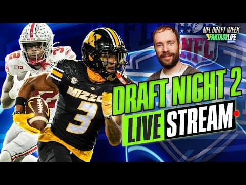2025 NFL Draft Rounds 2-3 LIVE! (Scouting Profiles, Fantasy Impact & More)