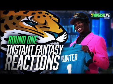 NFL Draft Round 1: Instant Reaction to EVERY Fantasy-Relevant Pick