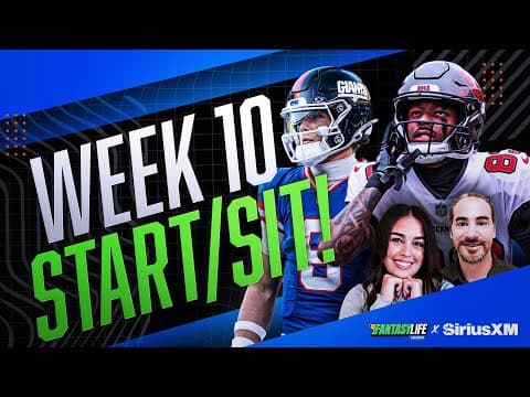 Week 10 Fantasy Football Start/Sit Advice and Survivor League Picks!