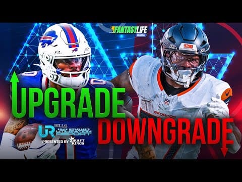 Upgrades & Downgrades for Week 2 Fantasy Football (Utilization Report)