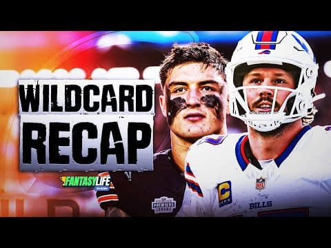 Breaking Down the Fantasy Football Implications of Wild Card Weekend