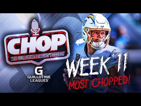 Most Chopped Players in Week 11 Guillotine Leagues™ (and What to Bid on Them!)