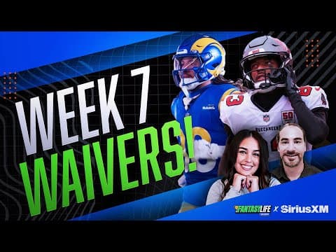 2025 Fantasy Football Week 7 Waiver Wire Targets and Pickups