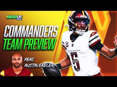 5 Commanders to Target in Fantasy Drafts (Feat. RB Austin Ekeler!)
