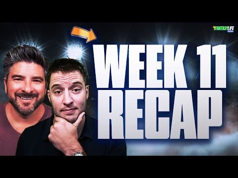 Fantasy Breakdown of EVERY NFL Week 11 Game (INSTANT ANALYSIS!)