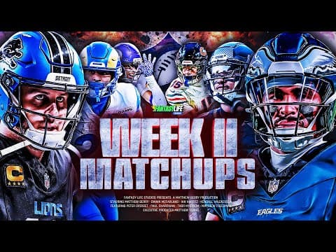 Breaking Down Every Week 11 Matchup for Fantasy Football