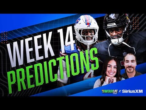 Fantasy Football Week 14 Rankings Risers and Fallers + TNF Preview!