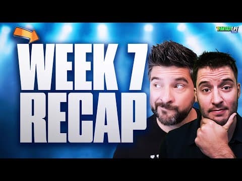 Fantasy Breakdown of EVERY NFL Week 7 Game (INSTANT ANALYSIS!)