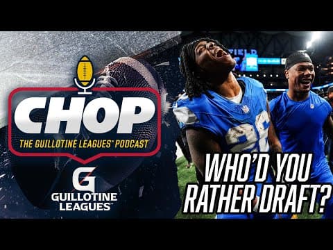 Which Teammate Would You Rather Draft in Guillotine Leagues™?