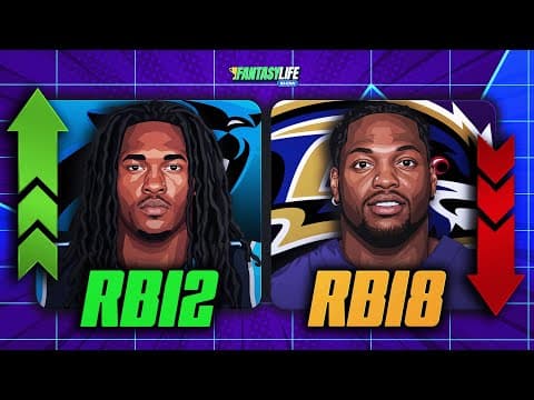 Week 6 Fantasy Football Rankings Risers & Fallers + Start/Sit!