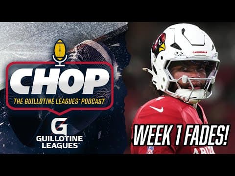 Players We’re Fading in Week 1 of Guillotine Leagues™