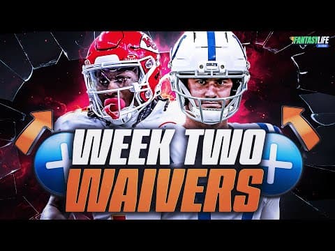 Week 2 Waiver Wire Targets for Fantasy Football (+ Week 1 Panic Meter)