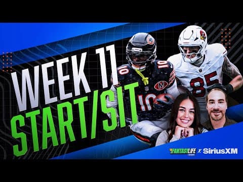 Week 11 Fantasy Football Start/Sit Advice and Rankings Updates!