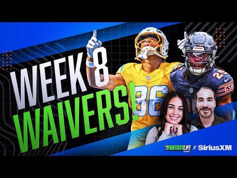 Fantasy Football Week 8 Utilization Report and Waiver Wire Targets!