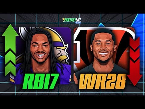 Week 3 Fantasy Football Rankings Risers & Fallers + Start/Sit!